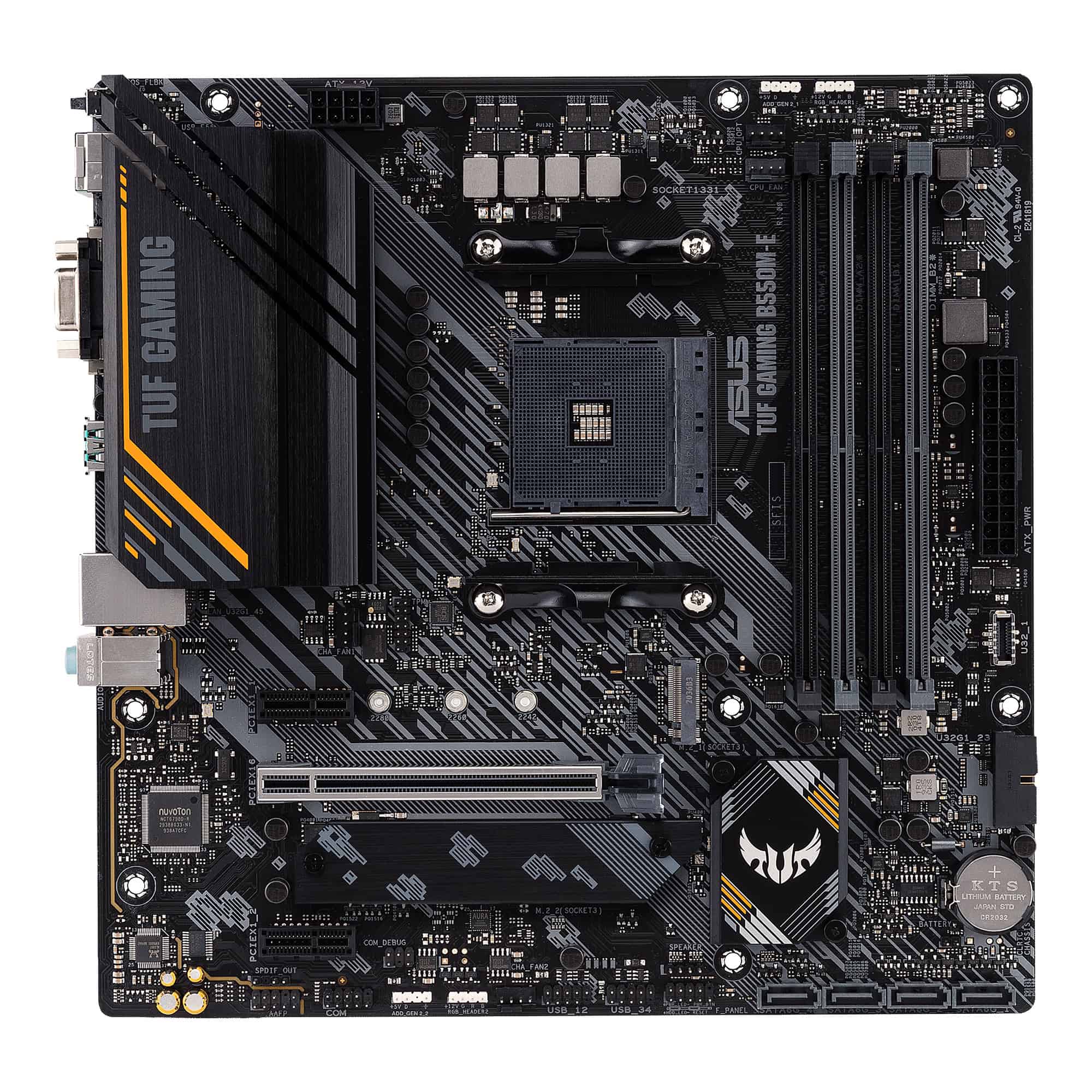ASUS TUF GAMING B550M-E AMD B550 Socket AM4 micro ATX (90MB17U0-M0EAY0) thumbnail