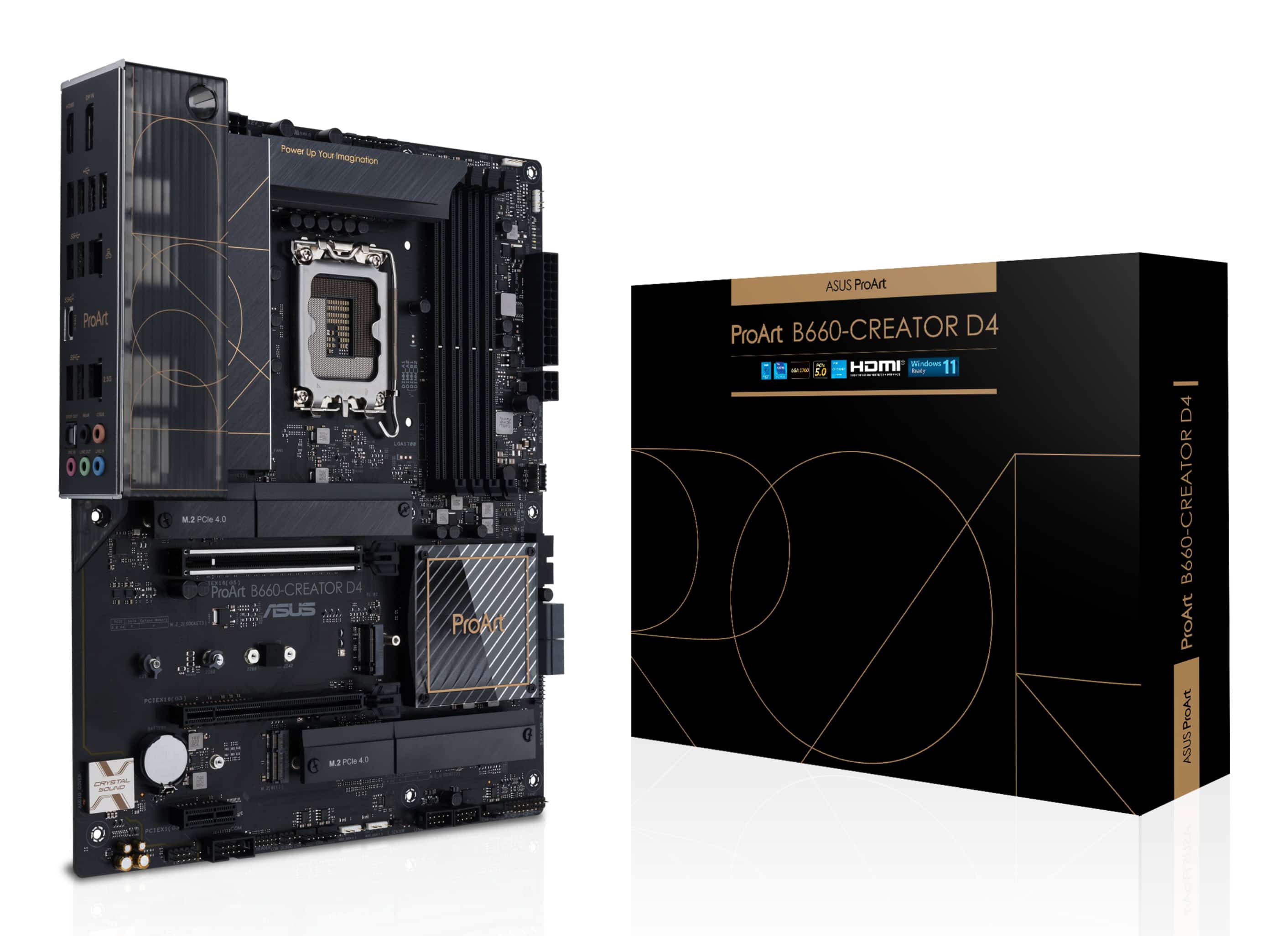 ASUS PROART B660-CREATOR D4 Intel B660 LGA 1700 ATX (90MB19F0-M0EAY0) thumbnail
