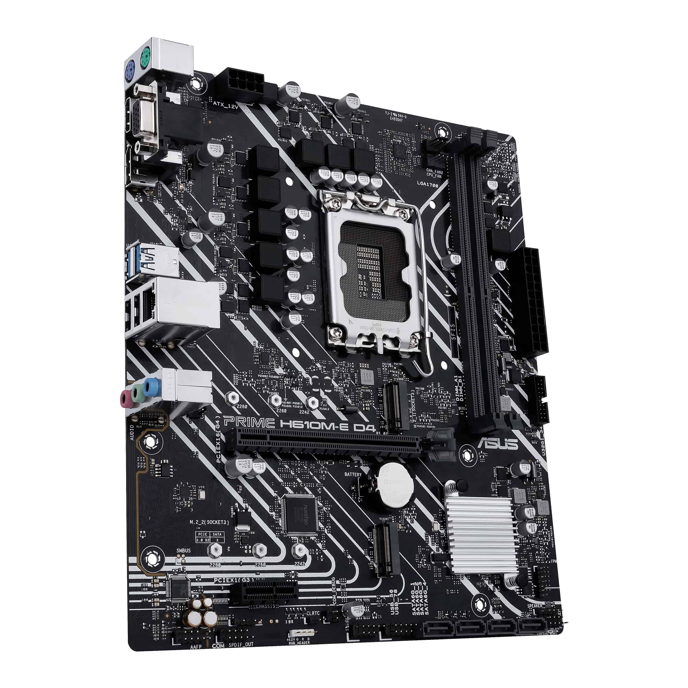 ASUS PRIME H610M-E D4-CSM Intel H610 LGA 1700 micro ATX (90MB19N0-M0EAYC) thumbnail