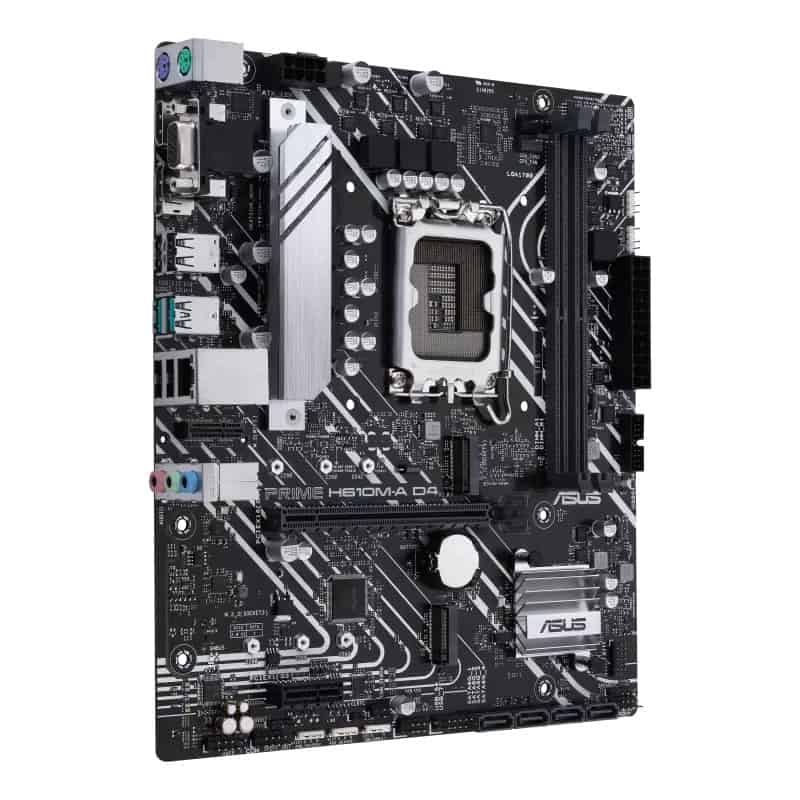 ASUS PRIME H610M-A D4-CSM Intel H610 LGA 1700 micro ATX (90MB19P0-M0EAYC) thumbnail