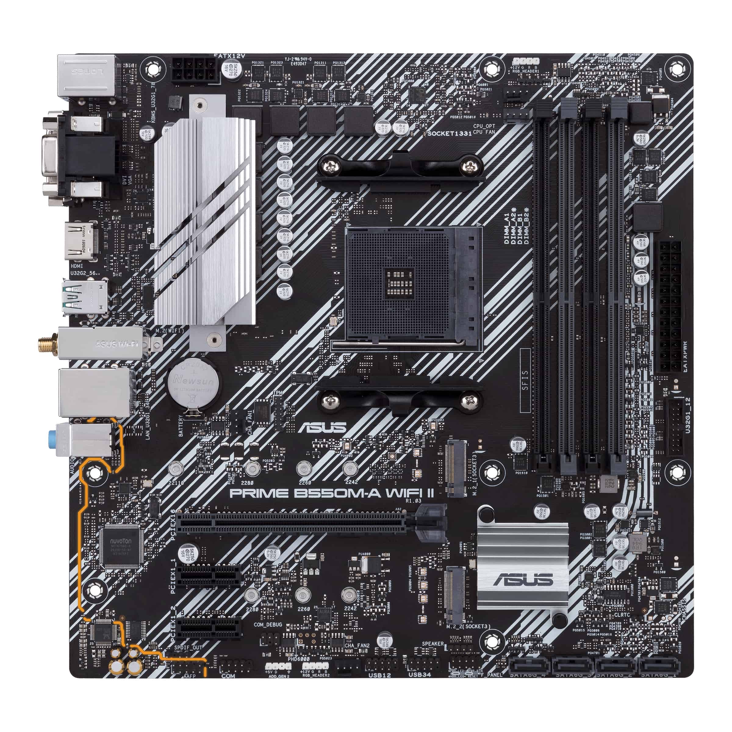 ASUS PRIME B550M-A WIFI II AMD B550 Socket AM4 micro ATX (90MB19X0-M0EAY0) thumbnail