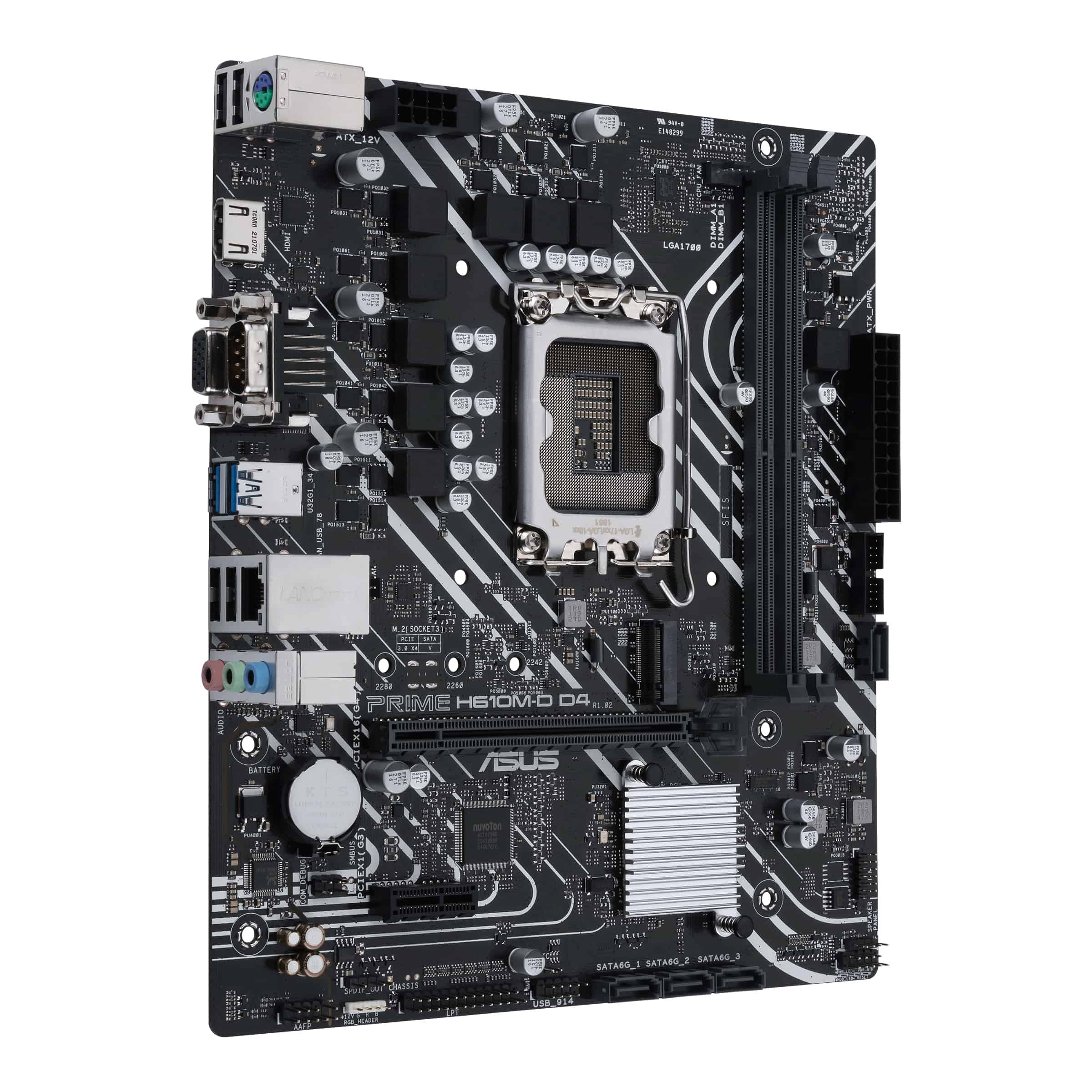 ASUS PRIME H610M-D D4 Intel H610 LGA 1700 micro ATX (90MB1A00-M0EAY0) thumbnail