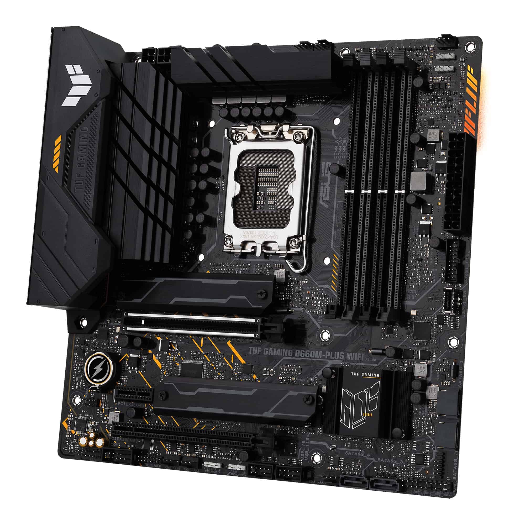 ASUS TUF GAMING B660M-PLUS WIFI Intel B660 LGA 1700 micro ATX (90MB1AZ0-M1EAY0) thumbnail