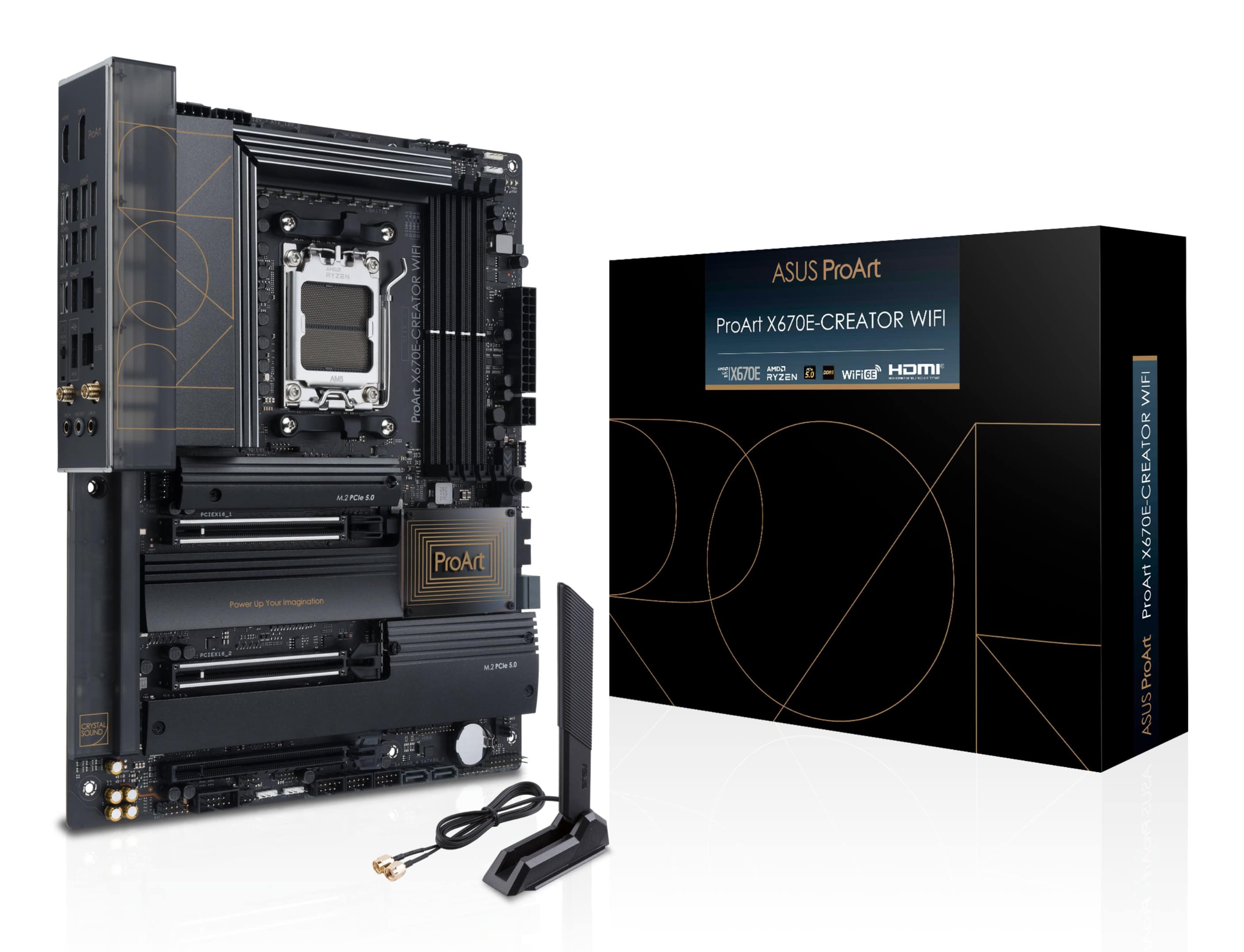 ASUS ProArt X670E-CREATOR WIFI AMD X670 Socket AM5 ATX (90MB1B90-M0EAY0) thumbnail