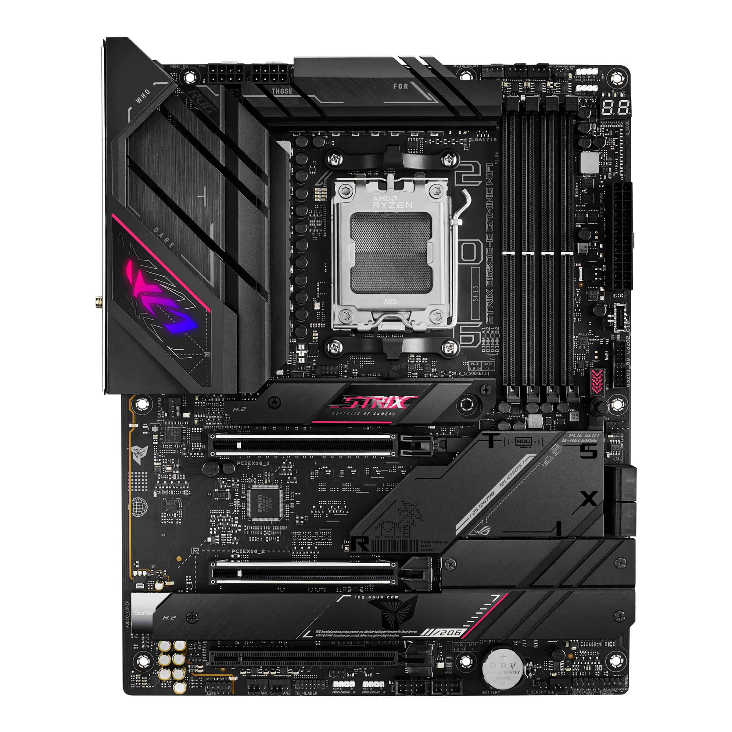 ASUS ROG STRIX B650E-E GAMING WIFI AMD B650 Socket AM5 ATX (90MB1BB0-M0EAY0) thumbnail