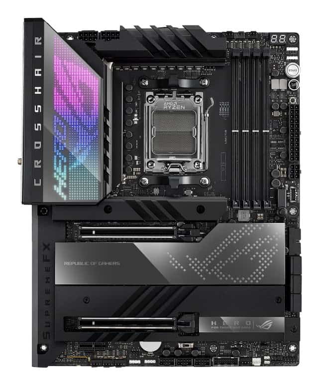 ASUS ROG CROSSHAIR X670E HERO AMD X670 Socket AM5 ATX (90MB1BC0-M0EAY0) thumbnail