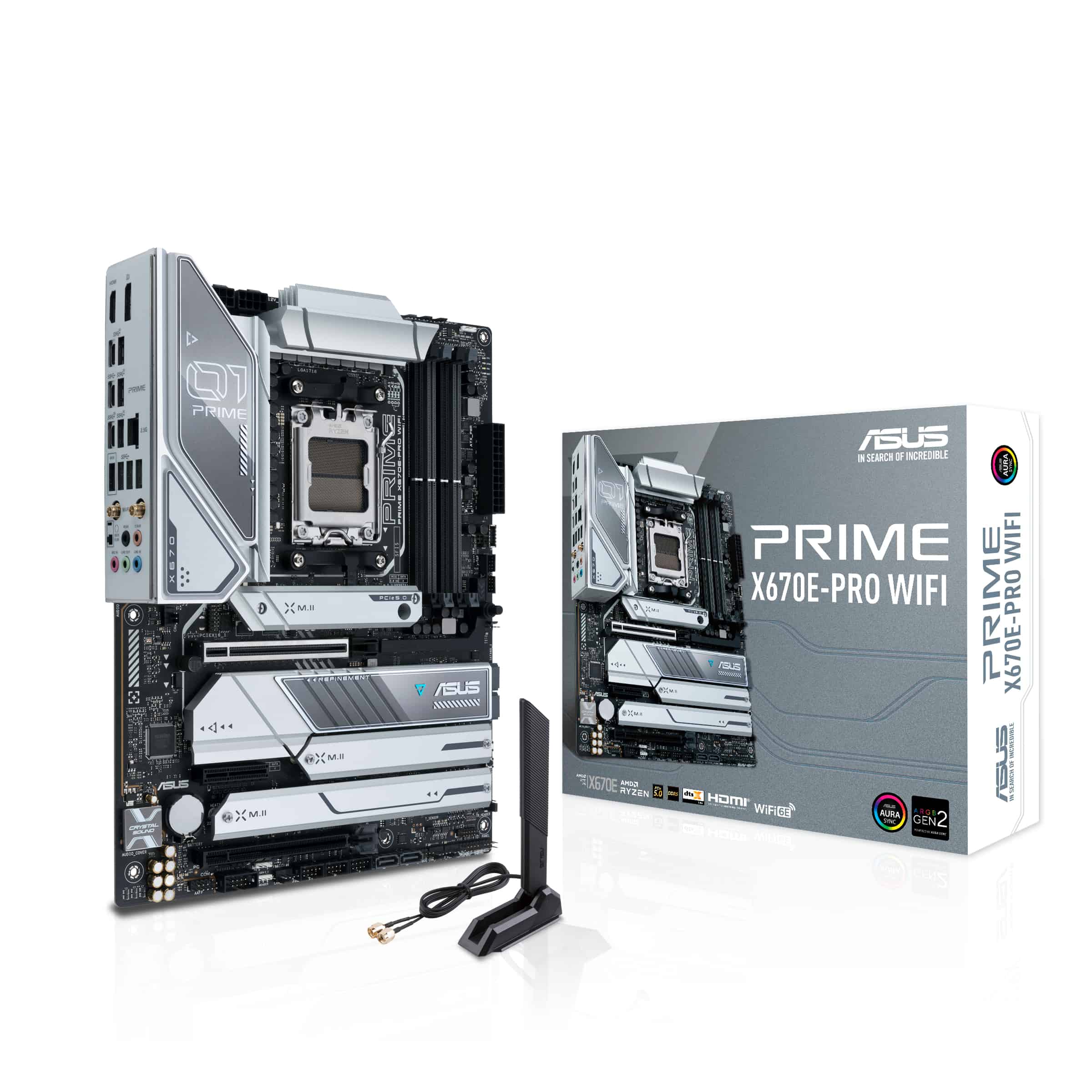 ASUS PRIME X670E-PRO WIFI AMD X670 Socket AM5 ATX (90MB1BL0-M0EAY0) thumbnail