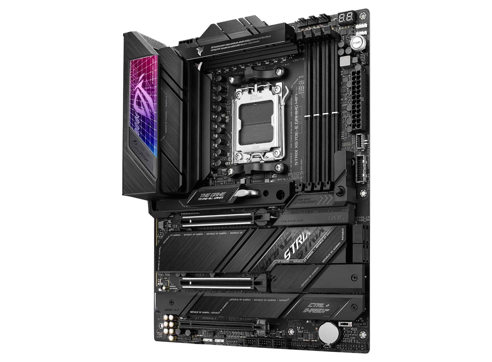 ASUS ROG STRIX X670E-E GAMING WIFI AMD X670 Socket AM5 ATX (90MB1BR0-M0EAY0) thumbnail