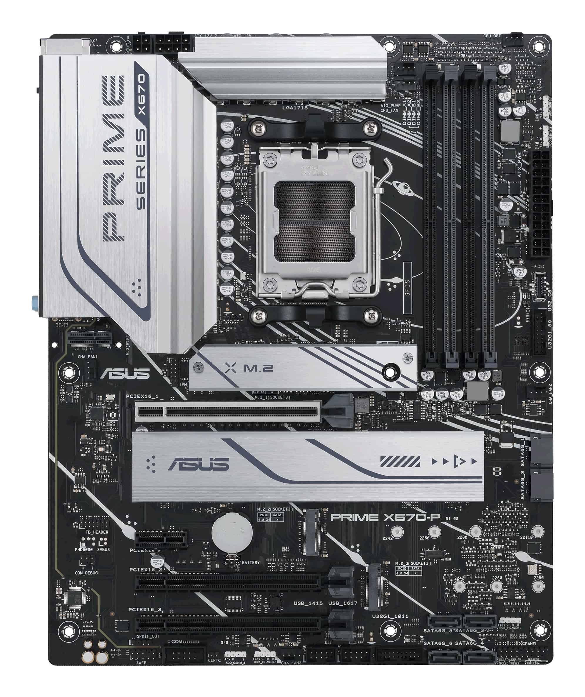 ASUS PRIME X670-P-CSM AMD X670 Socket AM5 ATX (90MB1BU0-M0EAYC) thumbnail