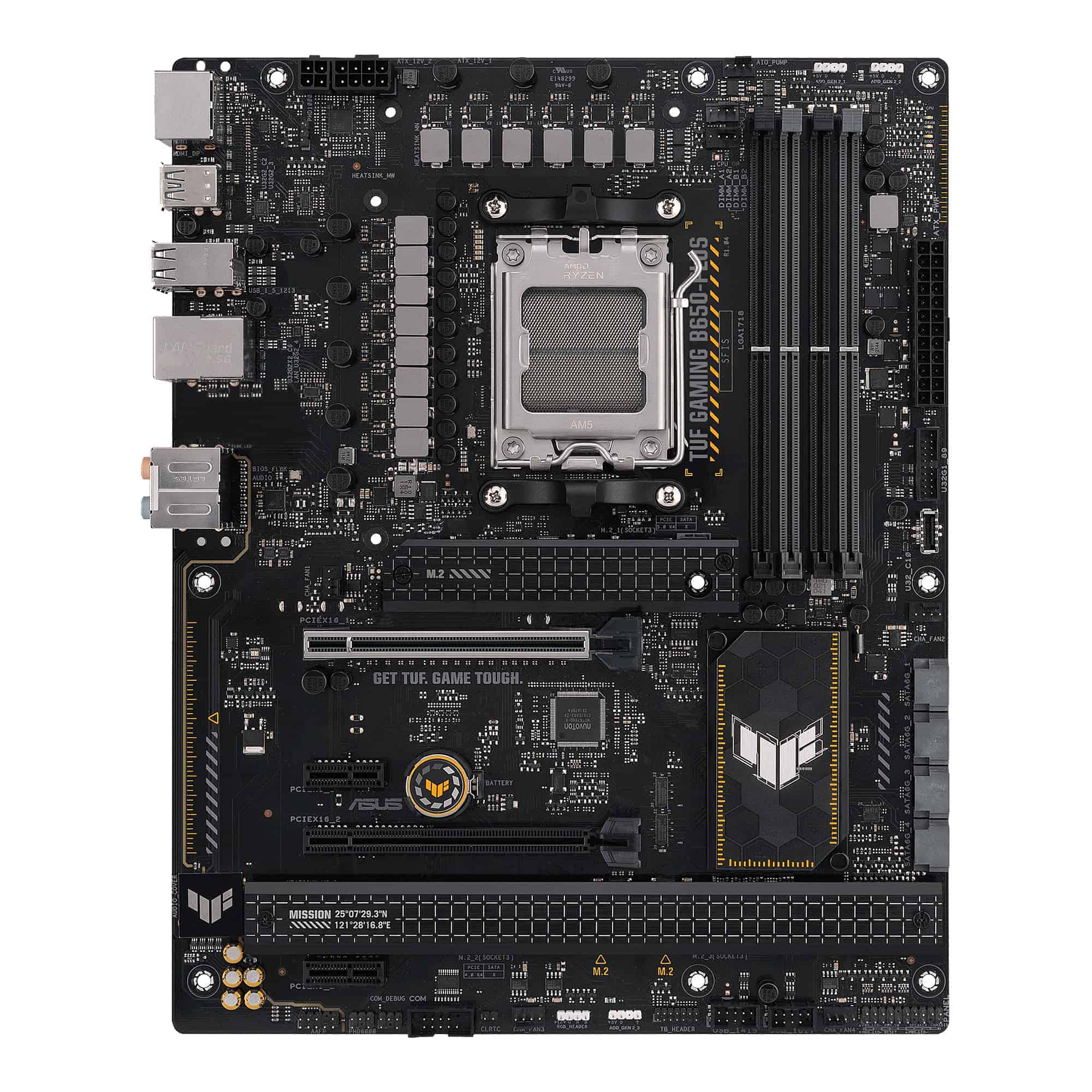 ASUS TUF GAMING B650-PLUS AMD B650 Socket AM5 ATX (90MB1BY0-M0EAY0) thumbnail