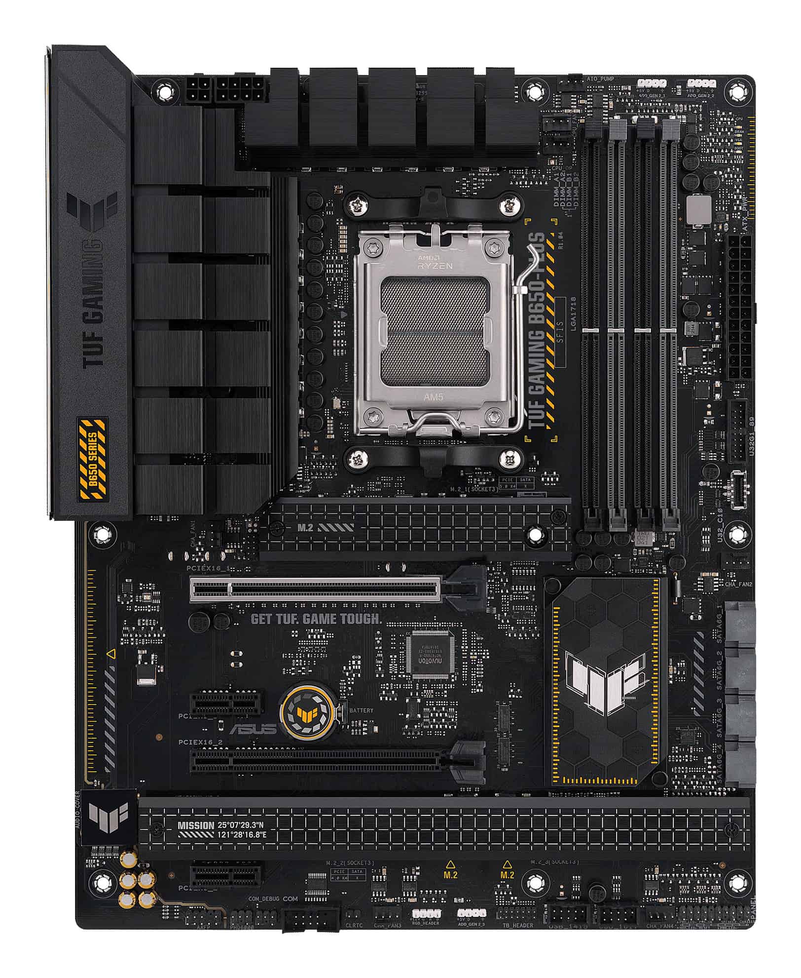 ASUS TUF GAMING B650-PLUS AMD B650 Socket AM5 ATX (90MB1BY0-M0EAY0) thumbnail