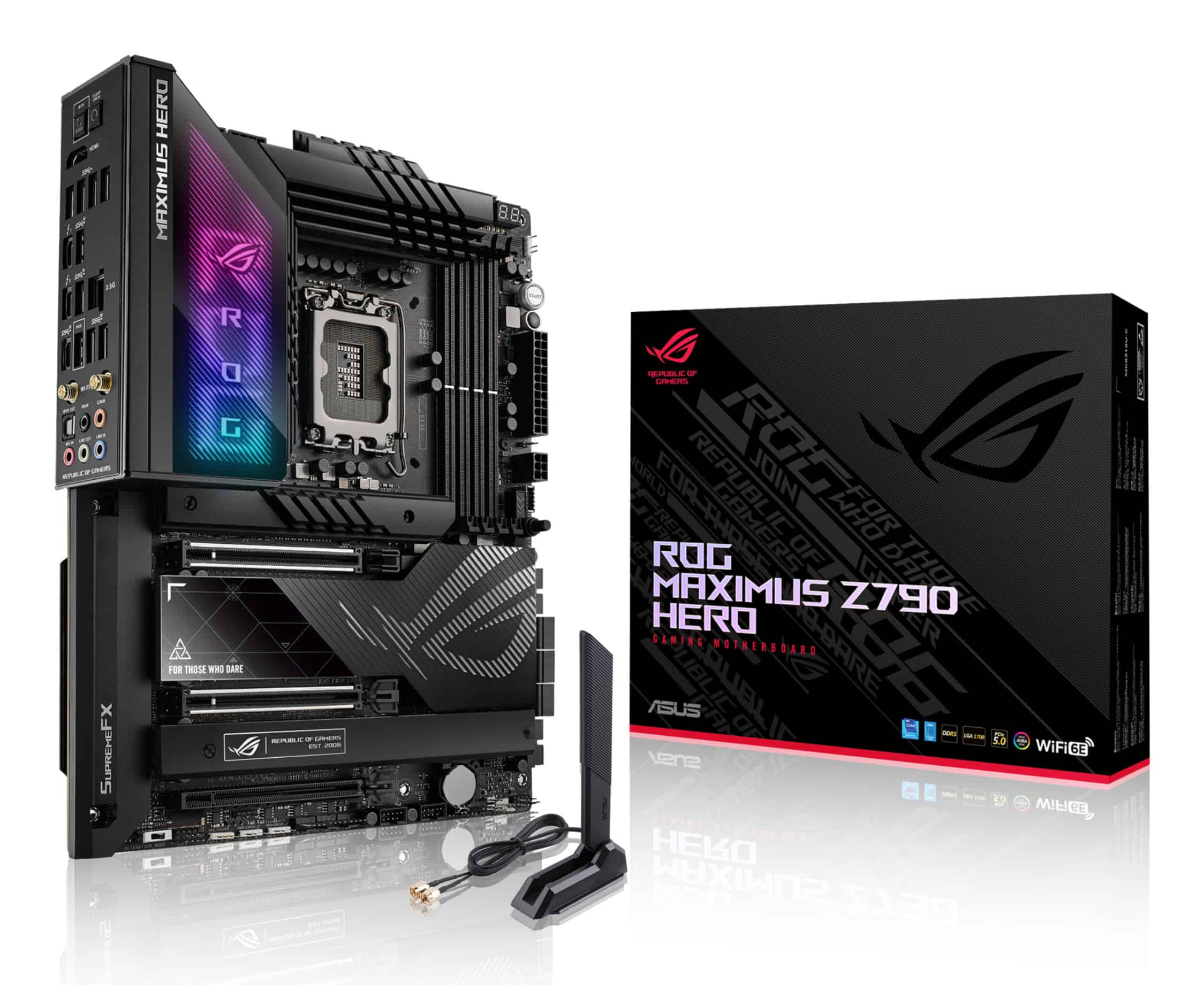ASUS ROG MAXIMUS Z790 HERO Intel Z790 LGA 1700 ATX (90MB1CI0-M0EAY0) thumbnail