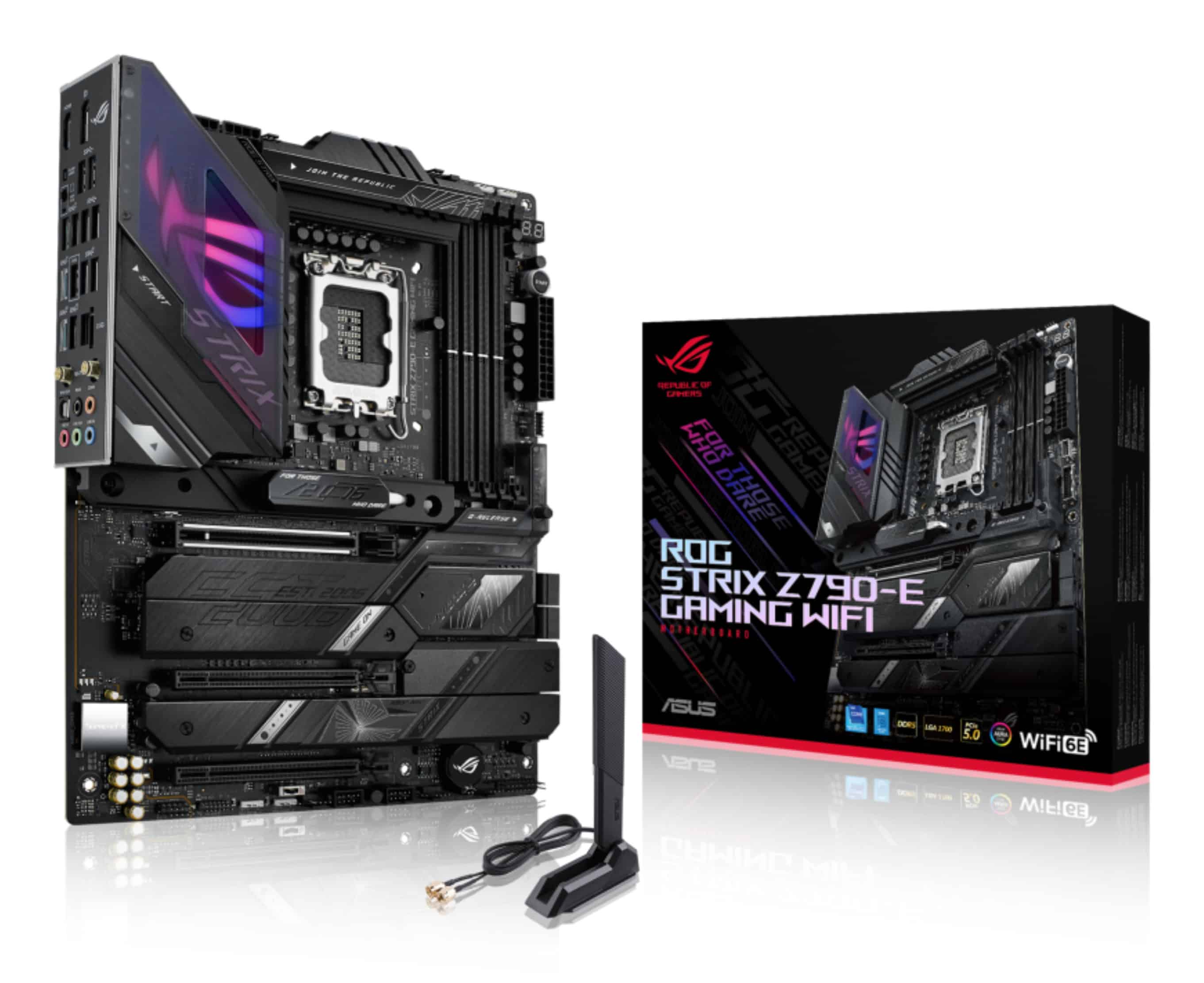 ASUS ROG STRIX Z790-E GAMING WIFI Intel Z790 LGA 1700 ATX (90MB1CL0-M0EAY0) thumbnail