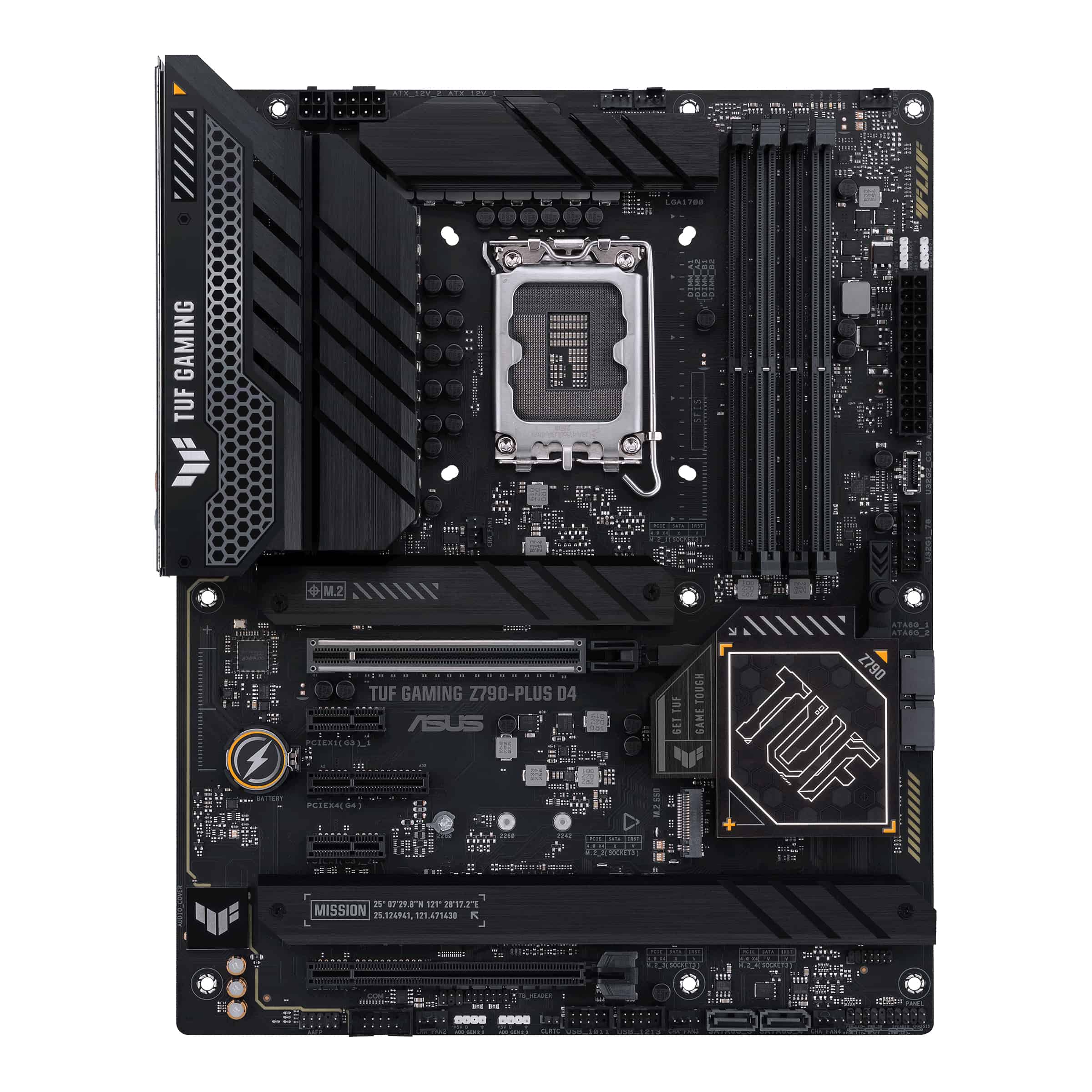 ASUS TUF GAMING Z790-PLUS D4 Intel Z790 LGA 1700 ATX (90MB1CQ0-M0EAY0) thumbnail