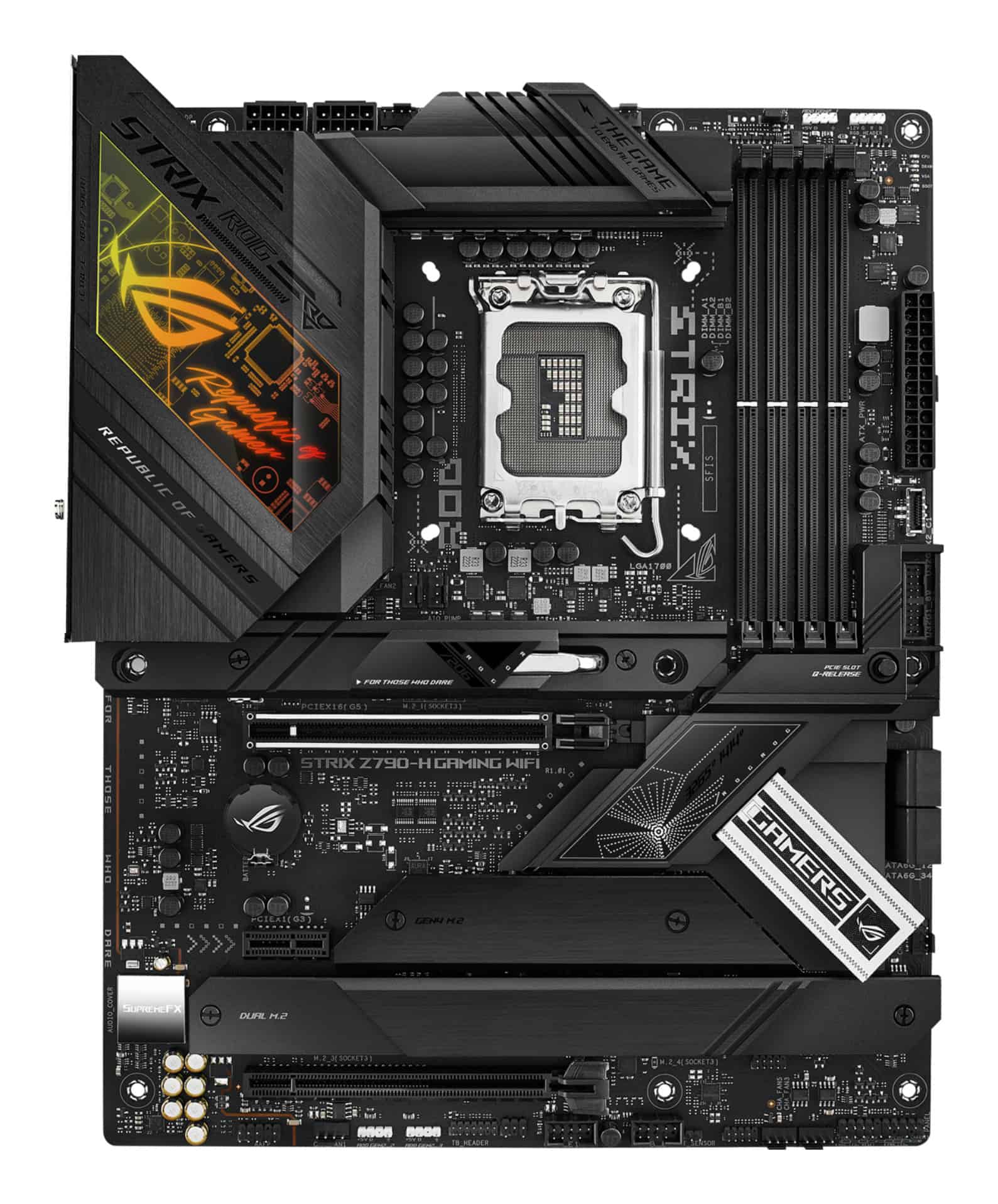 ASUS ROG STRIX Z790-H GAMING WIFI Intel Z790 LGA 1700 ATX (90MB1E10-M0EAY0) thumbnail