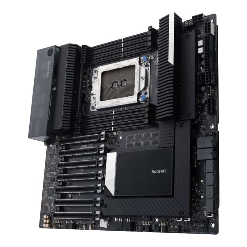 ASUS Pro WS WRX80E-SAGE SE WIFI II AMD WRX80 Socket sWRX8 Verlengd ATX (90MB1E60-M0EAY0) thumbnail
