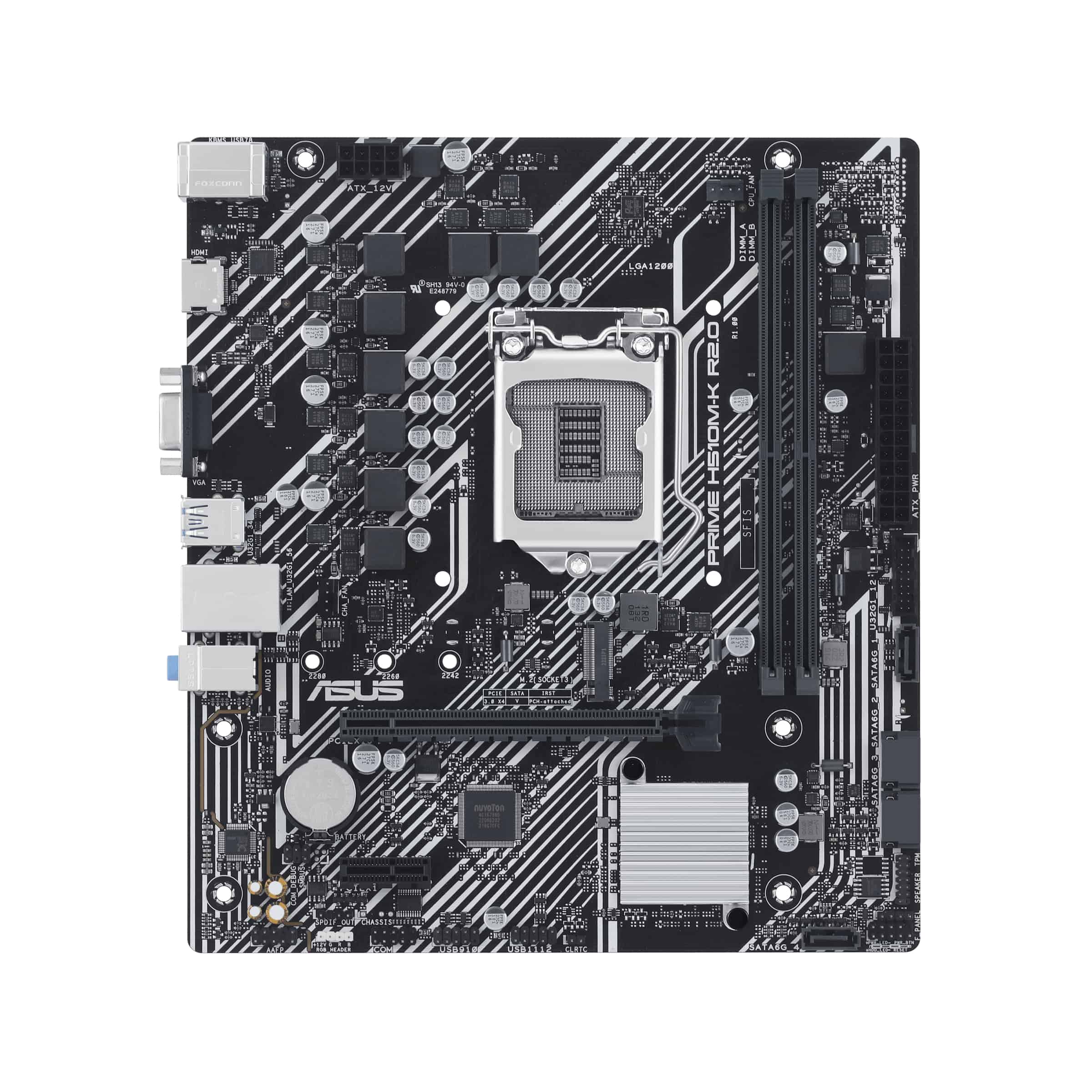 ASUS PRIME H510M-K R2.0 Intel H470 LGA 1200 micro ATX (90MB1E80-M0EAY0) thumbnail