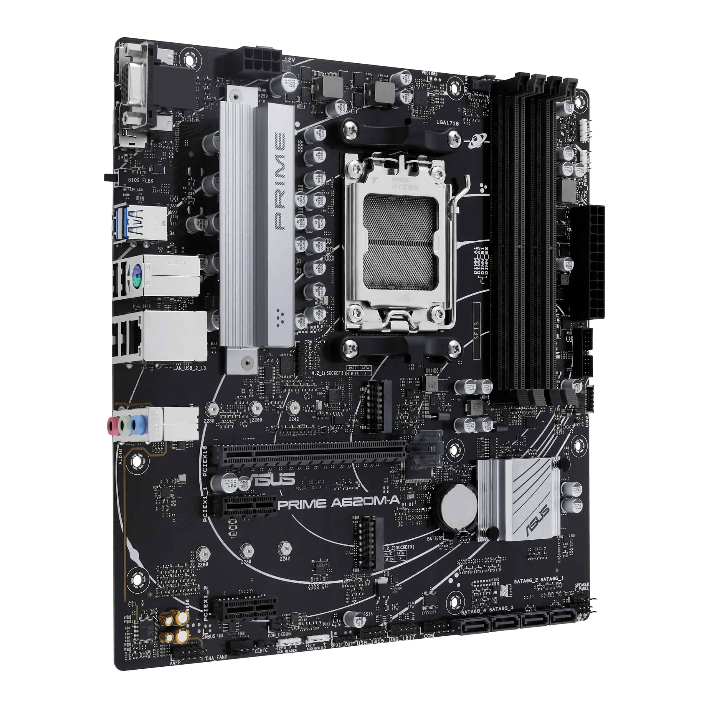 ASUS PRIME A620M-A-CSM AMD A620 Socket AM5 micro ATX (90MB1F10-M0EAYC) thumbnail