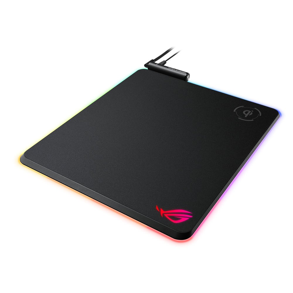 ASUS ROG Balteus Qi Game-muismat Zwart (90MP0120-B0UA00) thumbnail