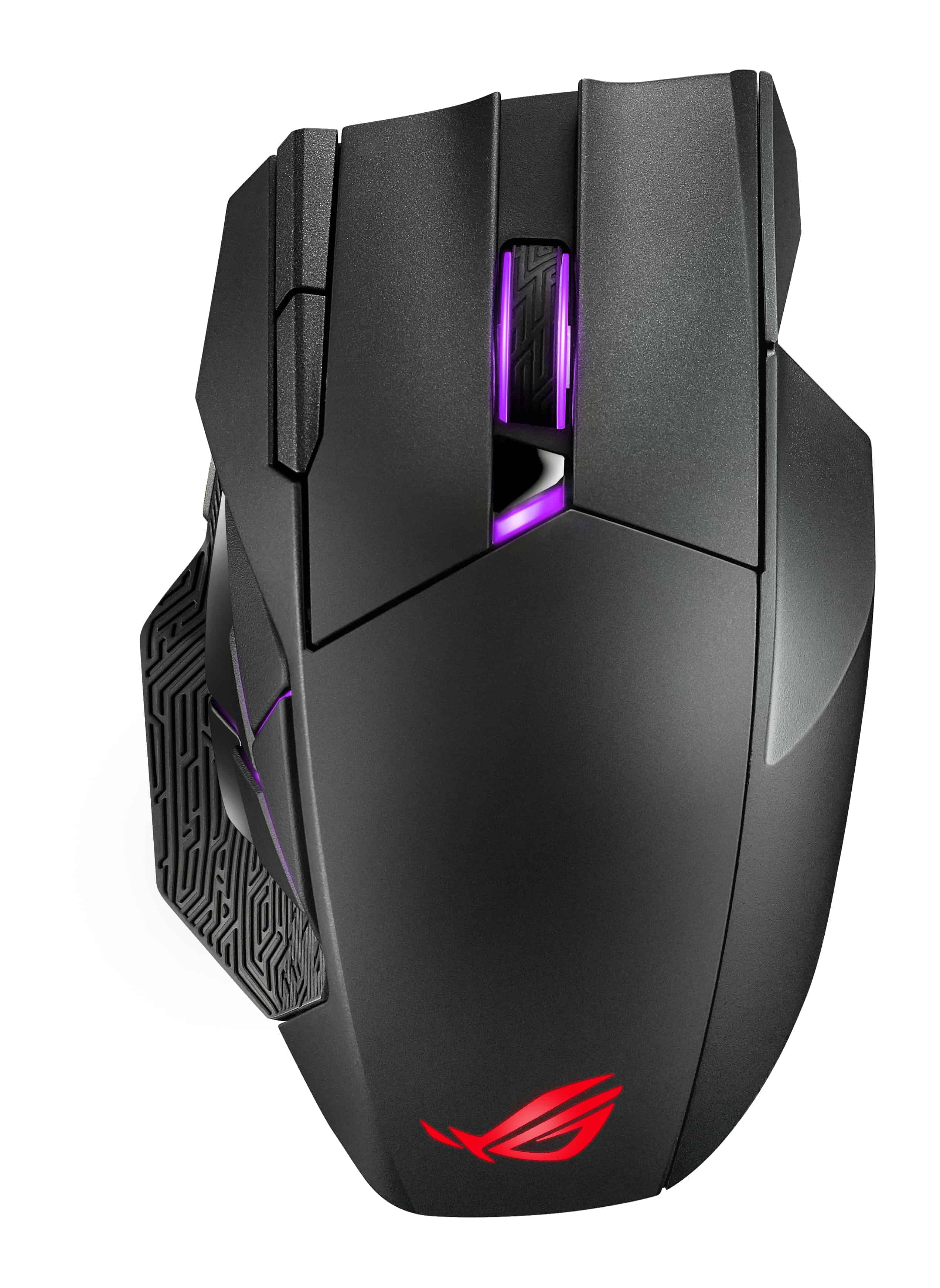 ASUS ROG Spatha X muis Rechtshandig RF Wireless + USB Type-A Optisch 19000 DPI (90MP0220-BMUA00) thumbnail