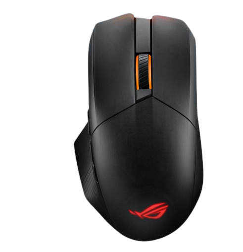 ASUS ROG Chakram X Origin muis Rechtshandig RF Wireless + Bluetooth + USB Type-A Opto-mechanisch 36000 DPI (90MP02N1-BMUA00) thumbnail
