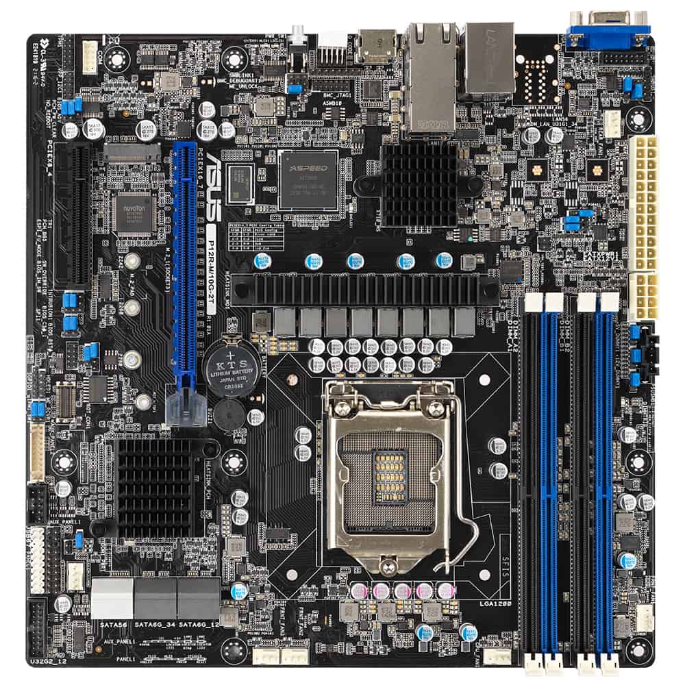 ASUS P12R-M/10G-2T Intel C252 LGA 1200 micro ATX (90SB0AC0-M0UAY0) thumbnail