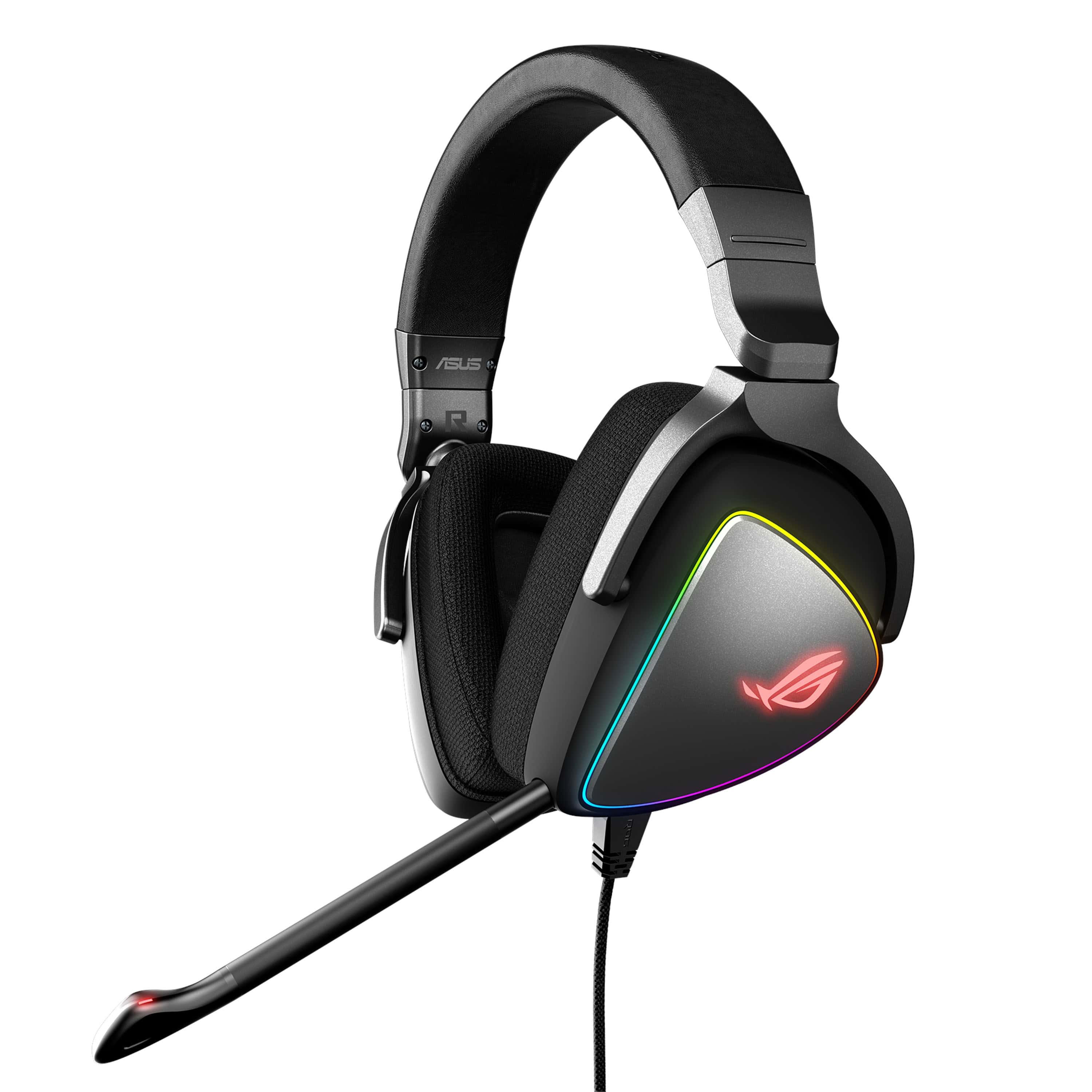 ASUS ROG Delta Headset Bedraad Hoofdband Gamen Zwart (90YH00Z1-B2UA00) thumbnail