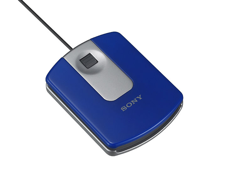 Sony USB desktop mouse Blue muis USB Type-A Optisch 800 DPI (SMUM10LCE7) thumbnail
