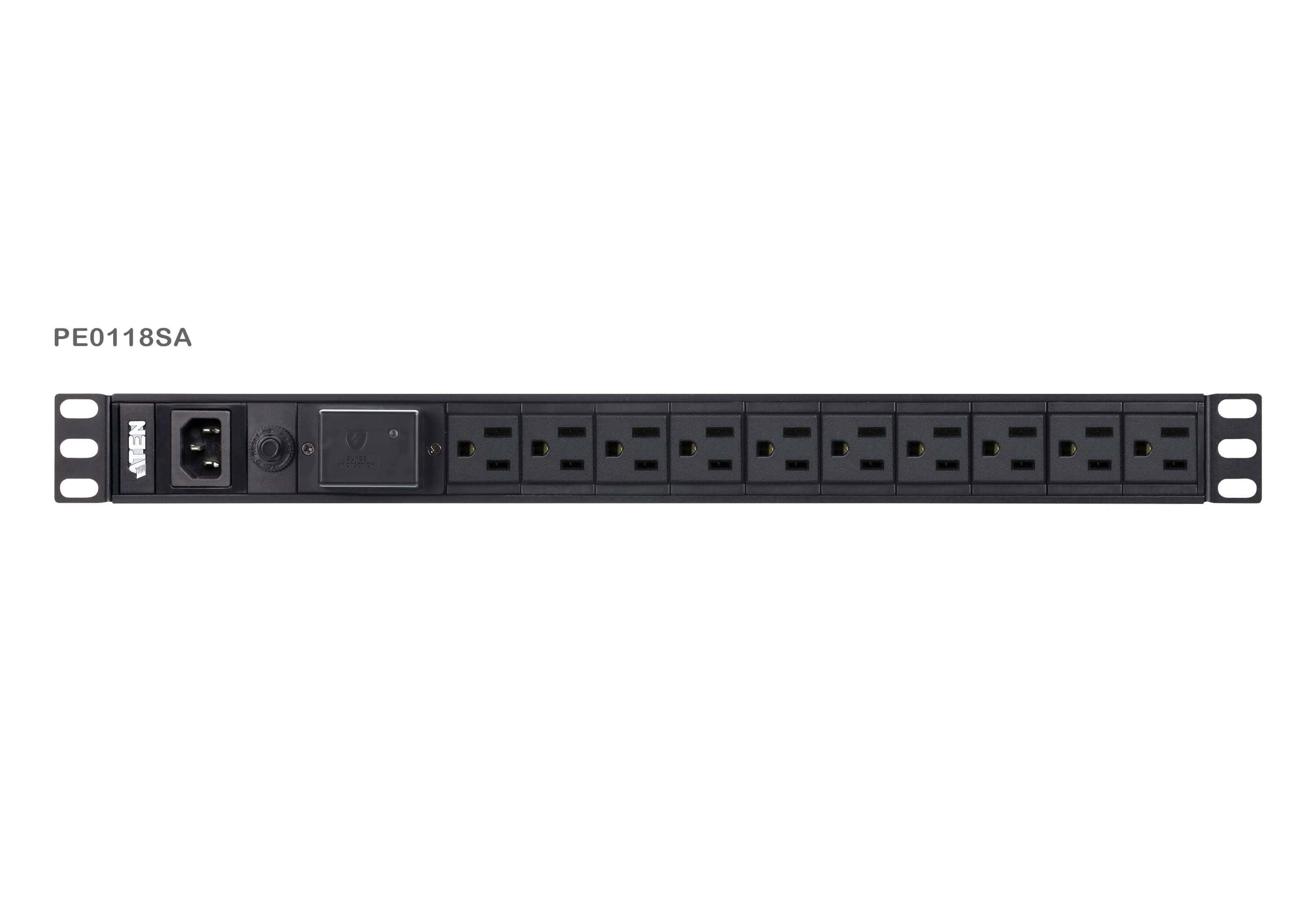 ATEN 1U Basic PDU met overspanningsbeveiliging (PE0118SG-AT-G) thumbnail