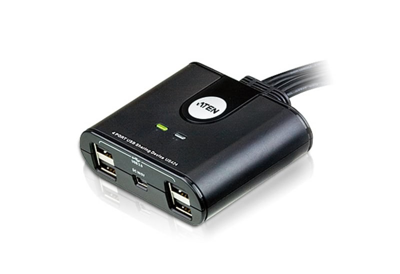 ATEN 4 x 4 USB 2.0 switch voor randapparatuur (US424-AT) thumbnail