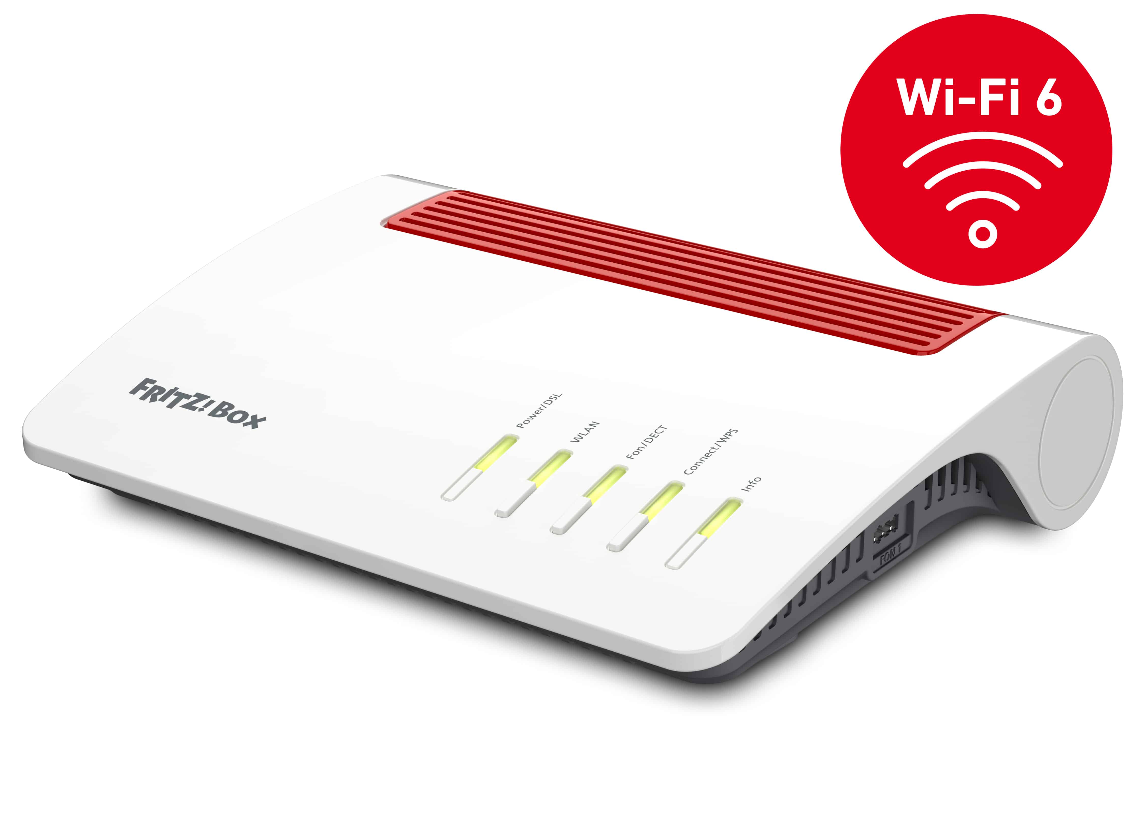 FRITZ!Box 7590 AX draadloze router Gigabit Ethernet Dual-band (2.4 GHz / 5 GHz) Wit (20002998) thumbnail