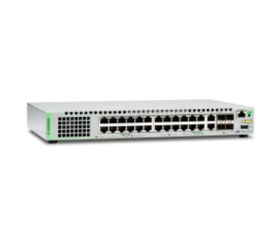 Allied Telesis AT-GS924MX netwerk-switch Managed L3 Gigabit Ethernet (10/100/1000) 1U Wit (AT-GS924MX-30) thumbnail