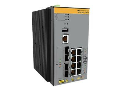 Allied Telesis AT-IE340-12GT-980 netwerk-switch Managed L3 Gigabit Ethernet (10/100/1000) Grijs (AT-IE340-12GT-980) thumbnail