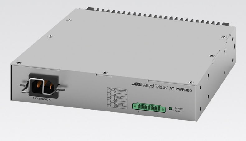 Allied Telesis AT-PWR300-50 power supply unit 300 W 1U Grijs (AT-PWR300-50) thumbnail