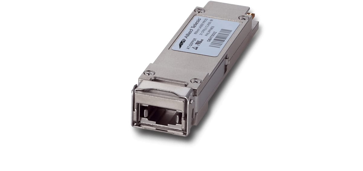 Allied Telesis AT-QSFPSR4 netwerk transceiver module Vezel-optiek 10300 Mbit/s QSFP+ 850 nm (AT-QSFPSR4 V2) thumbnail
