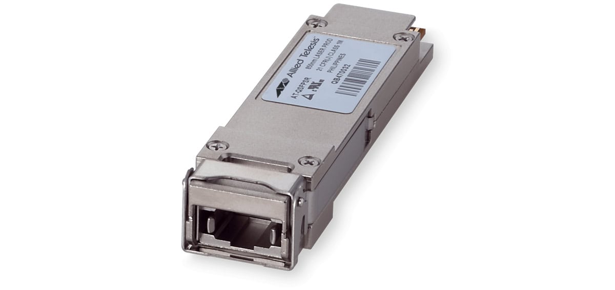 Allied Telesis QSFPSR4LC netwerk transceiver module Vezel-optiek 40000 Mbit/s QSFP 850 nm (AT-QSFPSR4LC) thumbnail