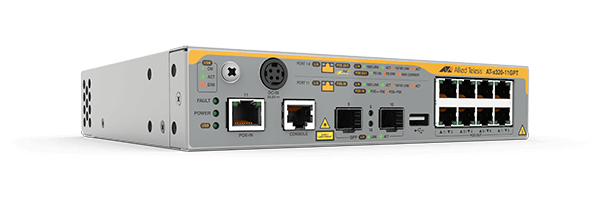Allied Telesis AT-x320-11GPT-50 Managed L3 Gigabit Ethernet (10/100/1000) Power over Ethernet (PoE) 1U Grijs (AT-X320-11GPT-50) thumbnail