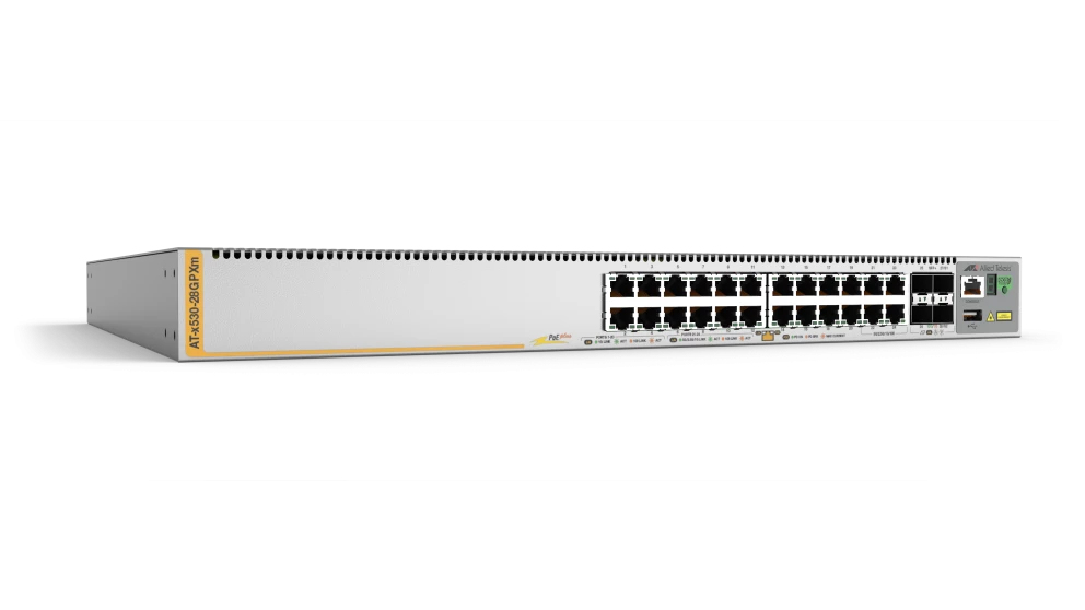 Allied Telesis AT-X530-28GPXM-B51 netwerk-switch Managed L3 5G Ethernet (100/1000/5000) Power over Ethernet (PoE) Grijs (AT-X530-28GPXM-B51) thumbnail Allied Telesis AT-X530-28GPXM-B51 netwerk-switch Managed L3 5G Ethernet (100/1000/5000) Power over Ethernet (PoE) Grijs (AT-X530-28GPXM-B51) thumbnail