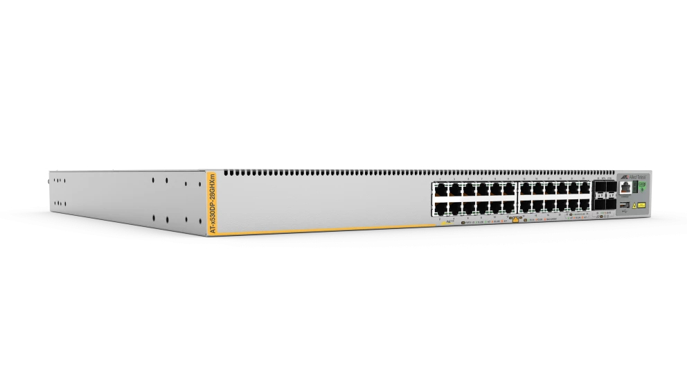 Allied Telesis AT-X530DP-28GHXM-B01 netwerk-switch Managed L3 5G Ethernet (100/1000/5000) Power over Ethernet (PoE) Grijs (AT-X530DP-28GHXM) thumbnail