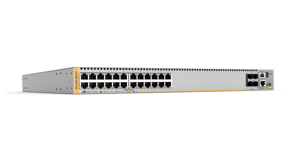 Allied Telesis x930-28GTX Managed L3 Gigabit Ethernet (10/100/1000) Grijs (AT-X930-28GTX-B01) thumbnail