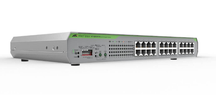 Allied Telesis AT-GS920/24-50 Unmanaged Gigabit Ethernet (10/100/1000) Grijs (GS920/24-50) thumbnail