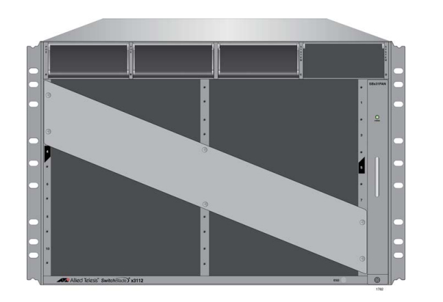 Allied Telesis 12 Slot chassis including AT-S netwerkchassis Grijs (SBX3112) thumbnail