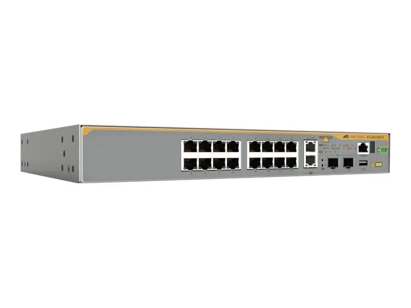 Allied Telesis AT-X330-20GTX-50 netwerk-switch Managed L3 Gigabit Ethernet (10/100/1000) Grijs (X330-20GTX-50) thumbnail