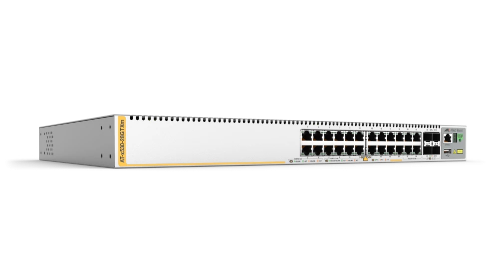 Allied Telesis AT-X530-28GTXM-B55 netwerk-switch Managed L3 5G Ethernet (100/1000/5000) Grijs (X530-28GTXM-B55) thumbnail