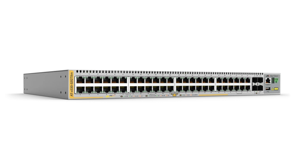 Allied Telesis AT-X530-52GTXM-B55 netwerk-switch Managed L3 5G Ethernet (100/1000/5000) Grijs (X530-52GTXM-B55) thumbnail