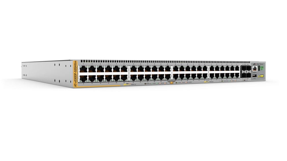 Allied Telesis AT-X530DP-52GHXM-B05 netwerk-switch Managed L3 5G Ethernet (100/1000/5000) Power over Ethernet (PoE) Grijs (X530DP52GHXB05) thumbnail Allied Telesis AT-X530DP-52GHXM-B05 netwerk-switch Managed L3 5G Ethernet (100/1000/5000) Power over Ethernet (PoE) Grijs (X530DP52GHXB05) thumbnail