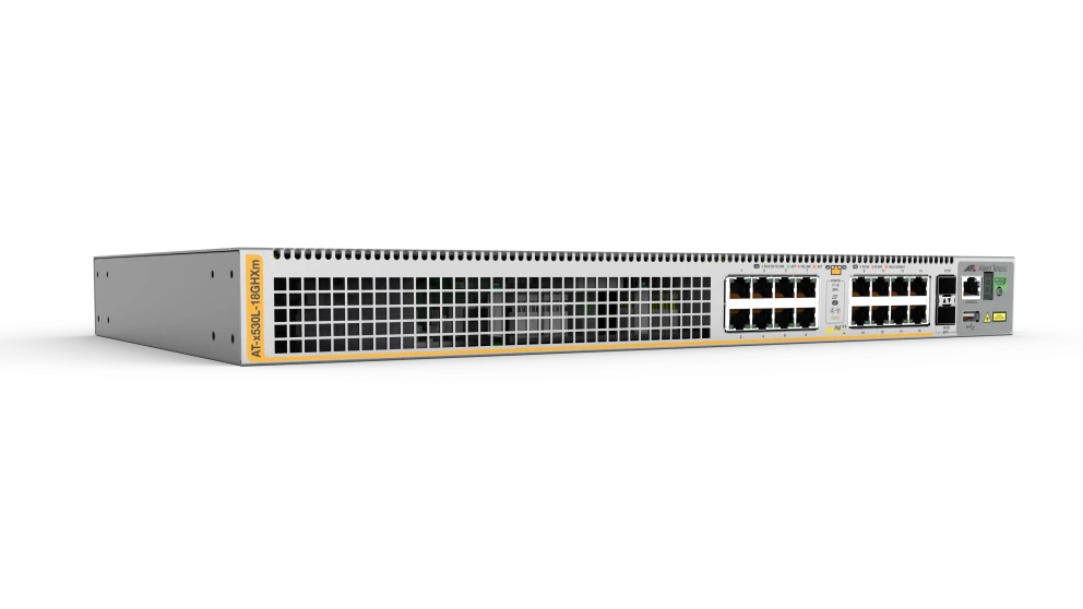 Allied Telesis AT-X530L-18GHXM-50 Managed L3 5G Ethernet (100/1000/5000) Power over Ethernet (PoE) Grijs (X530L-18GHXM-50) thumbnail