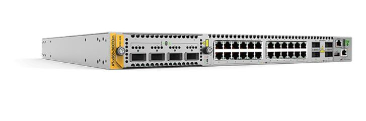 Allied Telesis AT-x950-28XTQm-B05 Managed L3+ 10G Ethernet (100/1000/10000) 1U Grijs (X950-28XTQM-B05) thumbnail