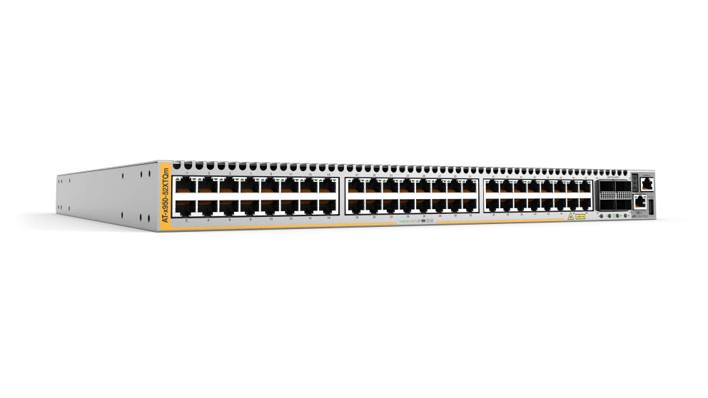 Allied Telesis x950-52XTQm Managed L3+ 10G Ethernet (100/1000/10000) 1U Grijs (X950-52XTQM-B01) thumbnail