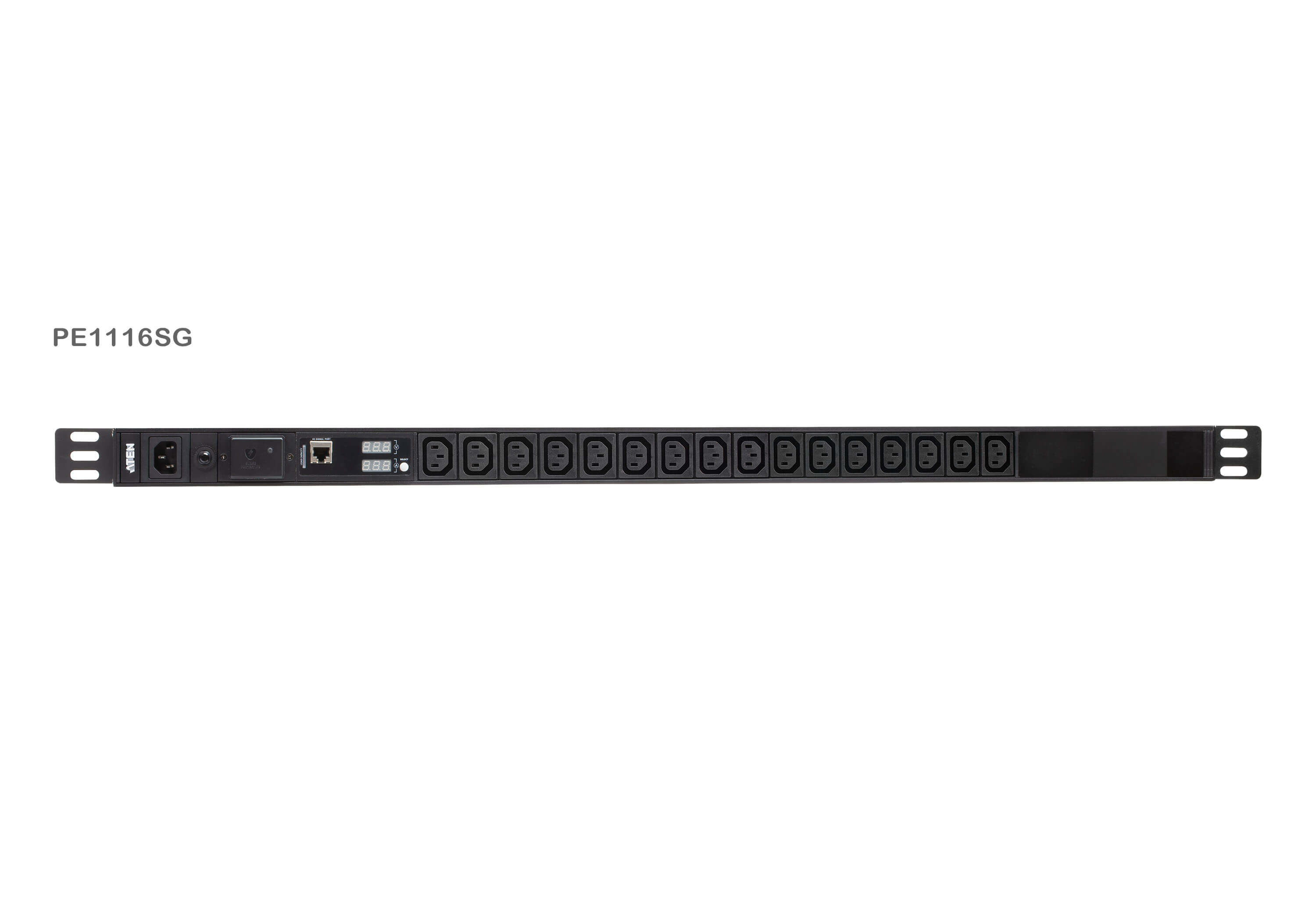 ATEN Basis 0U PDU met meter en piekbescherming (PE1116SG-AT-G) thumbnail